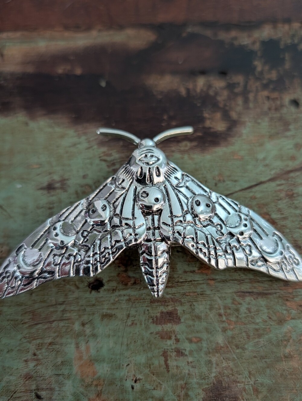 Moon Moth Hair Clip Whimsigoth NWOT